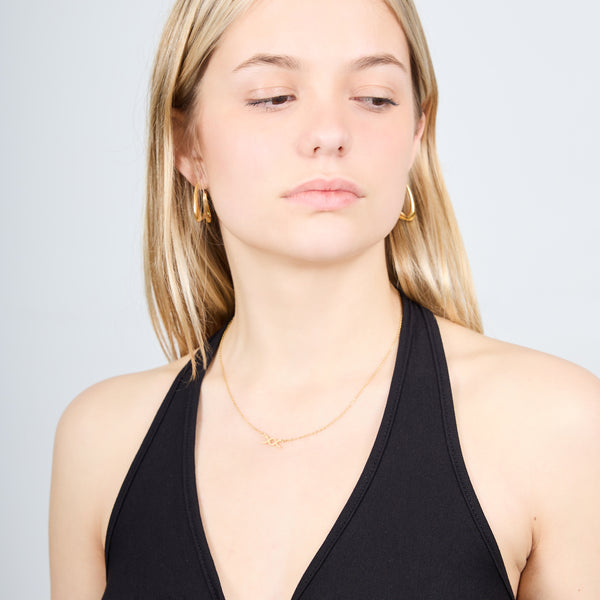 XO NECKLACE GOLD