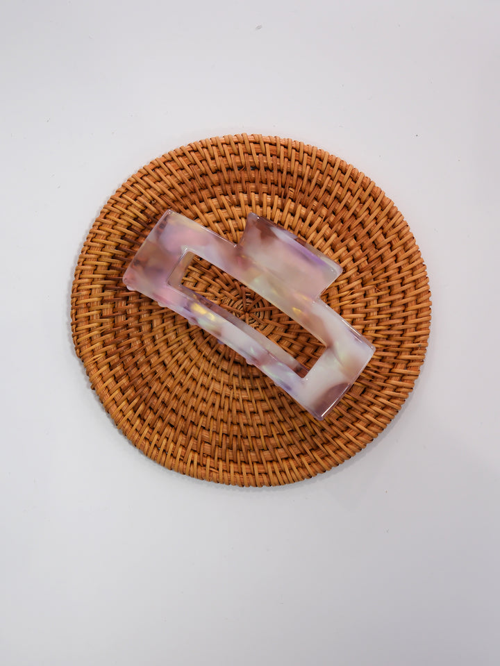 RECTANGLE MULTICOLOR HAIR CLIP
