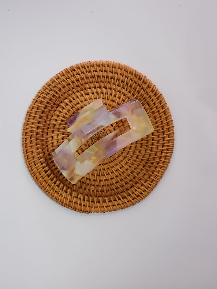 RECTANGLE MULTICOLOR HAIR CLIP
