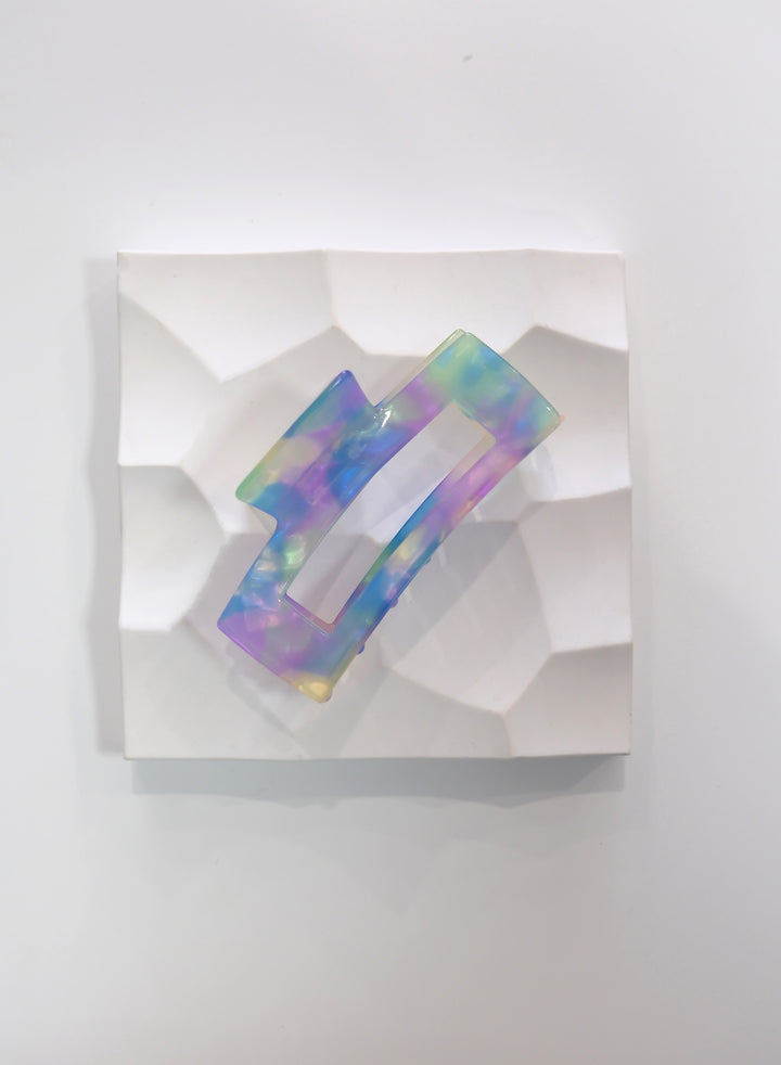 RECTANGLE MULTICOLOR HAIR CLIP