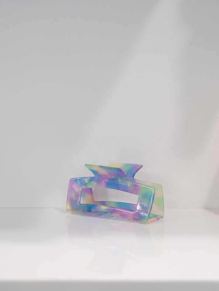 RECTANGLE MULTICOLOR HAIR CLIP