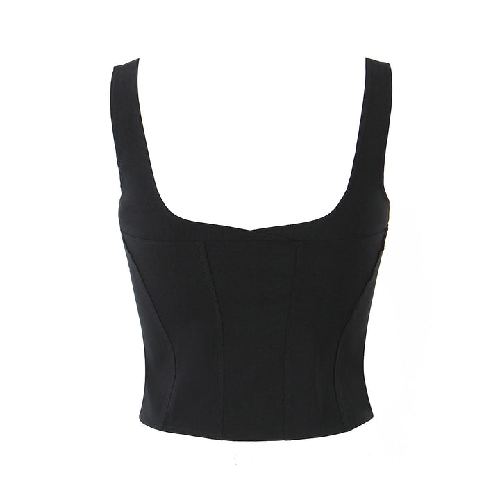 COWL NECK CORSET TOP