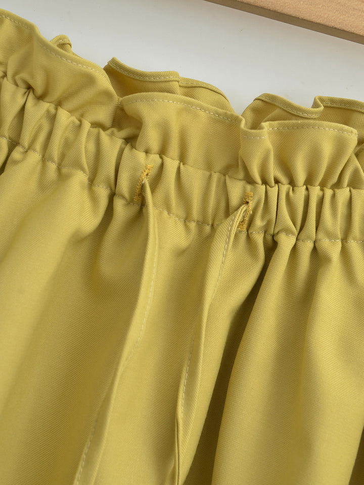 RUFFLE MINI SHORTS SKORT
