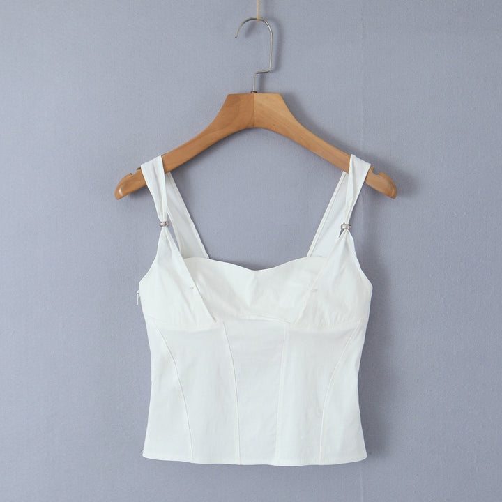 COWL NECK CORSET TOP
