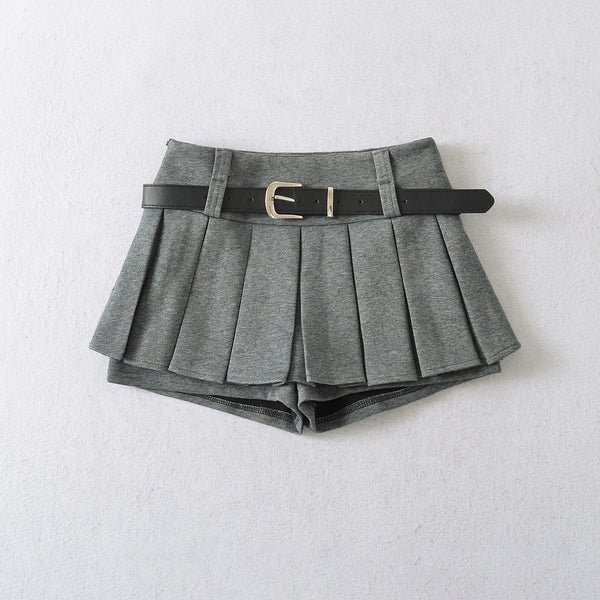 BOX PLEATED SPORTY MINI SKORT
