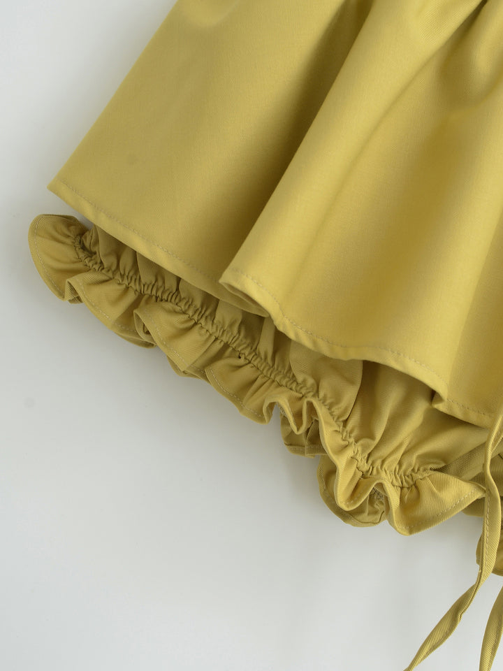 RUFFLE MINI SHORTS SKORT