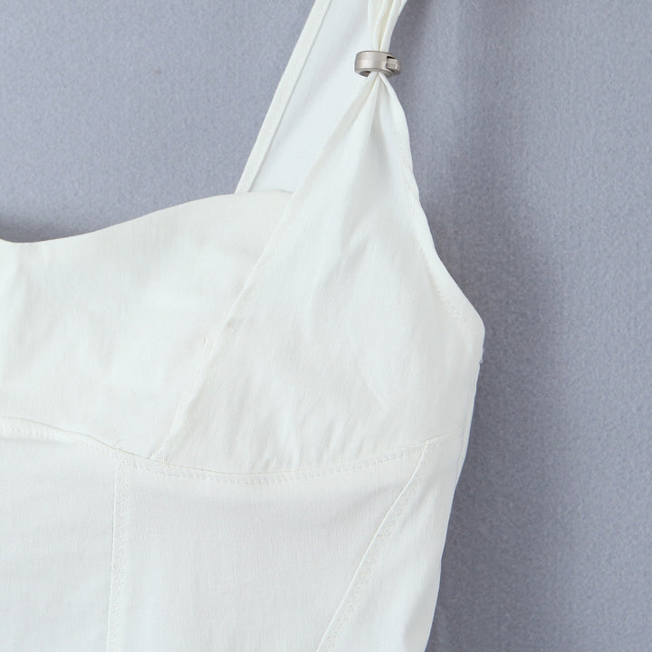COWL NECK CORSET TOP