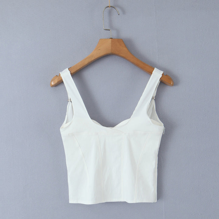 COWL NECK CORSET TOP