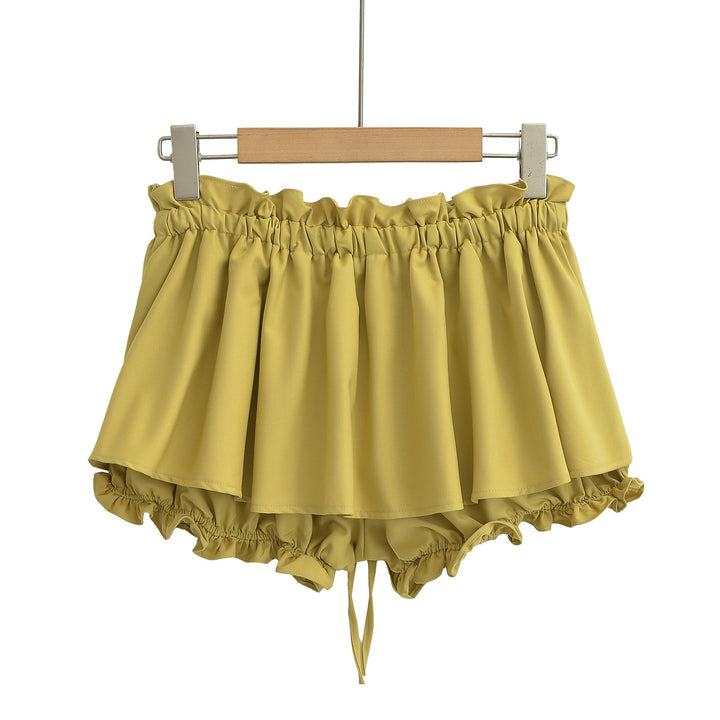 RUFFLE MINI SHORTS SKORT