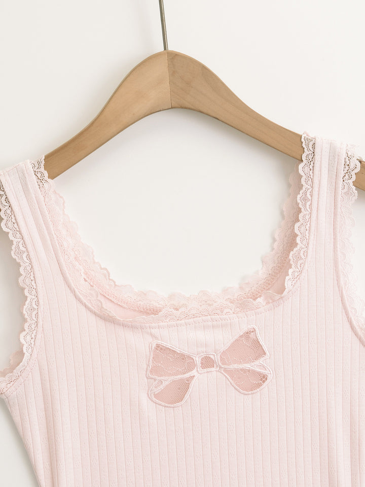 LACE BOW TANK