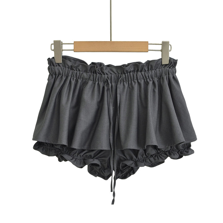 RUFFLE MINI SHORTS SKORT