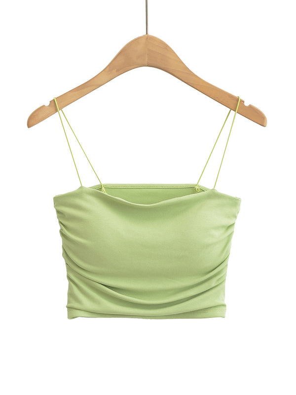 BASIC THIN STRAP CAMI WITH PADS