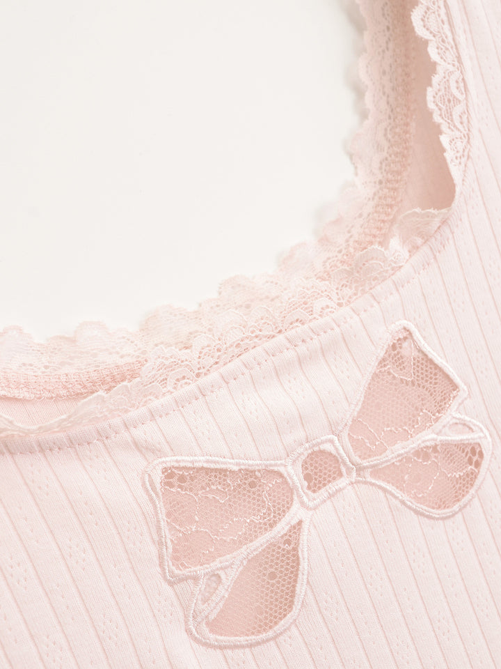 LACE BOW TANK
