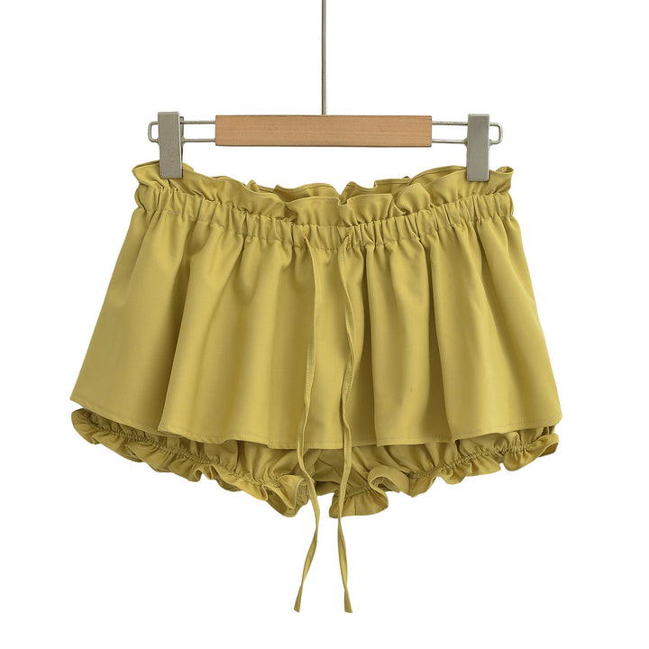 RUFFLE MINI SHORTS SKORT