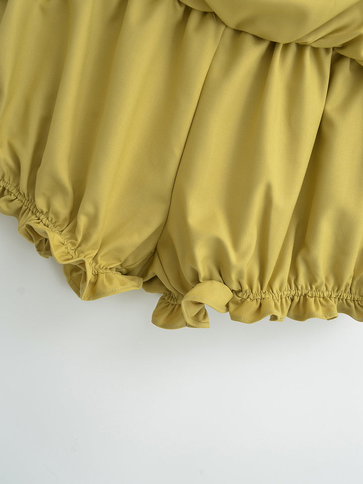 RUFFLE MINI SHORTS SKORT